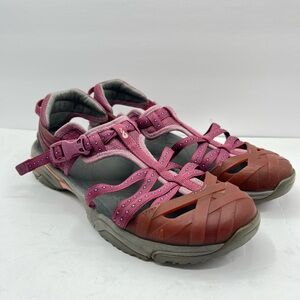Ahnu Women’s Size 10 Pink Sandals Hiking Water Outdoor Adventure Sport